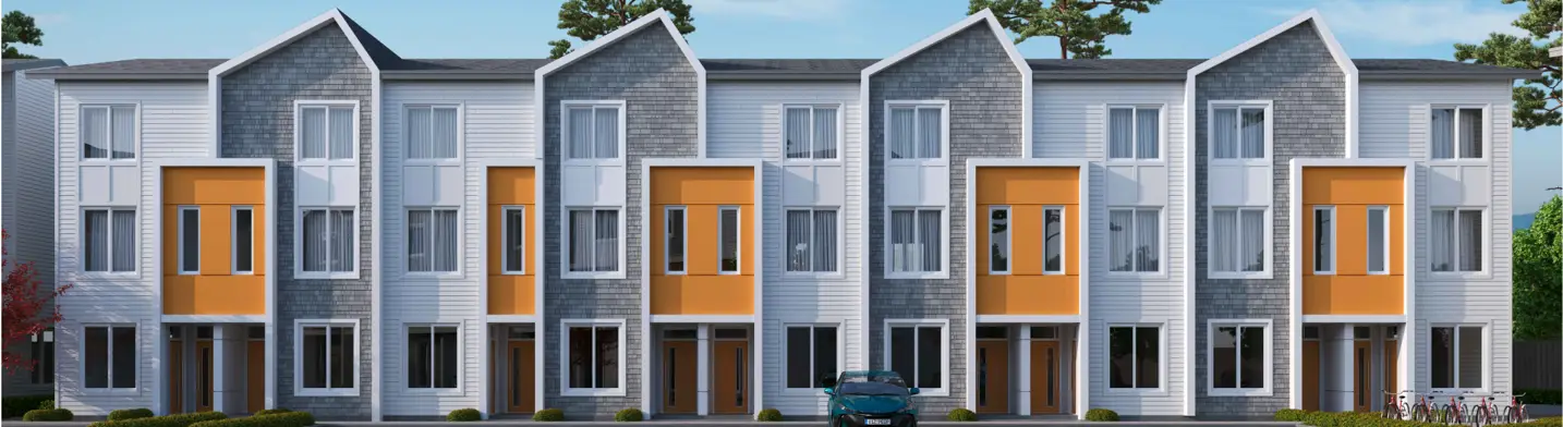 Homestead townhome exterior render
